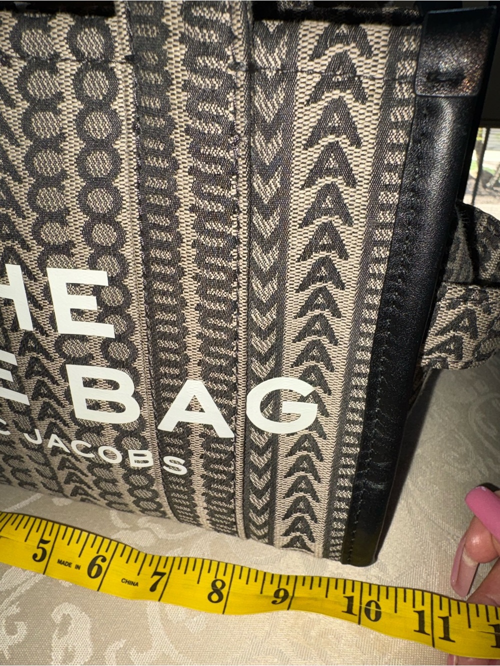 Small Marc Jacobs Monogram Crossbody Canvas Tote - Picture 5 of 9